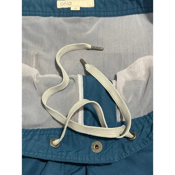 Onia Swim Trunks Men’s Size 36 Blue Calder 7.5” Lightweight Lined Pockets - Picture 7 of 9